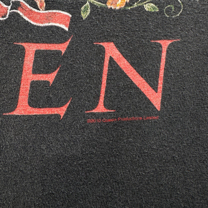 00s QUEEN クイーン Tシャツ バンドT フレディ マーキュリー 黒 2010 ba-u-2505-102