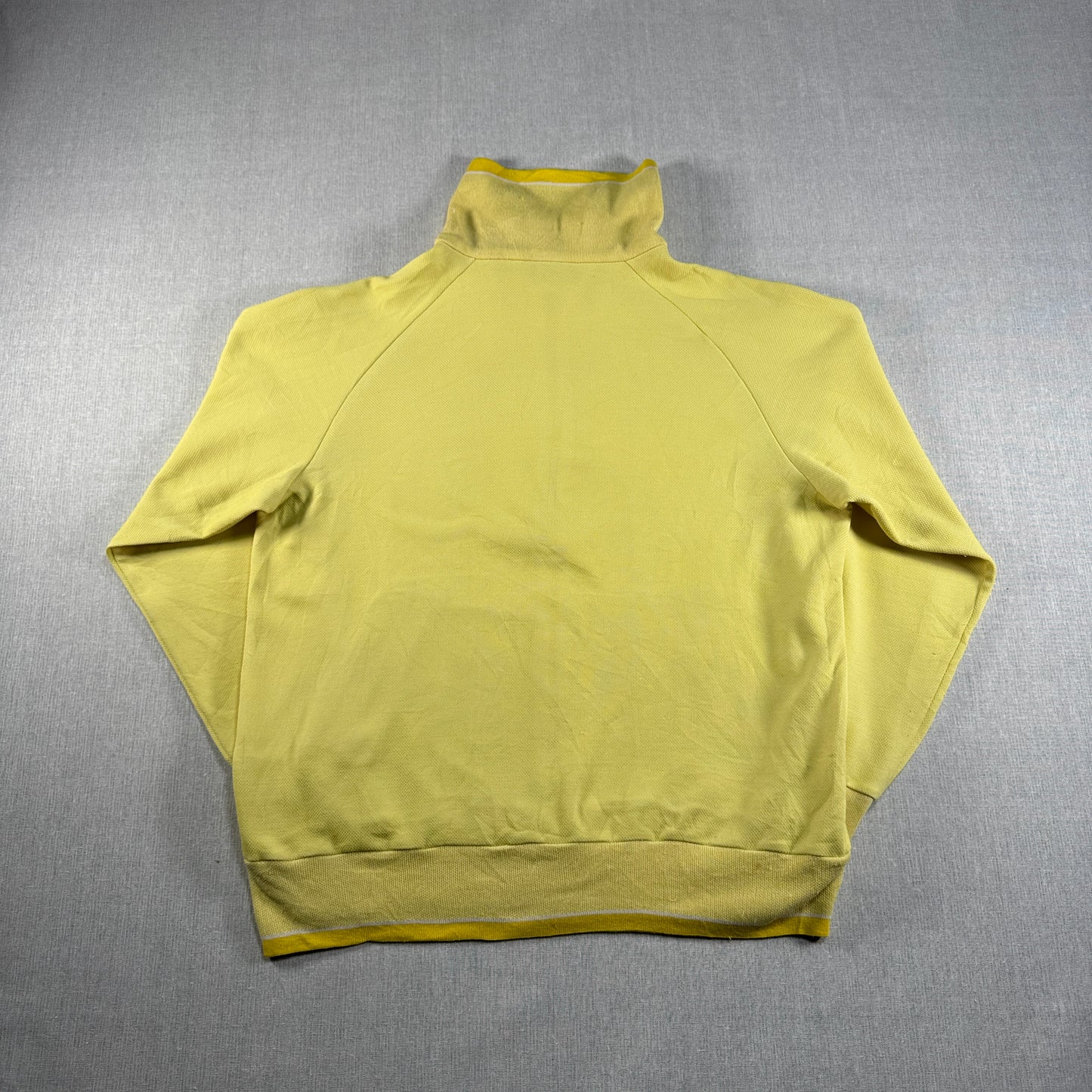 70s adidas トラックジャケット イエロー デサント 西ドイツ製  L ad-u-2505-029