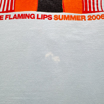 00s THE FLAMING LIPS ザ フレーミング リップ Tシャツ バンドT ロック THE MYSTIC HEADSPACE SUMMER TOUR 2006 水色 アート M ba-u-2505-104