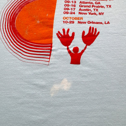 00s THE FLAMING LIPS ザ フレーミング リップ Tシャツ バンドT ロック THE MYSTIC HEADSPACE SUMMER TOUR 2006 水色 アート M ba-u-2505-104