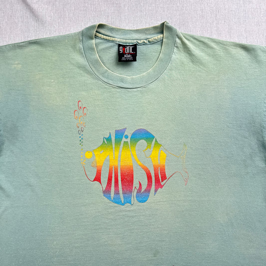 90s PHISH Tシャツ バンドT 1994 GIANT USA製 anvil XL フェード ロック フィッシュ ba-u-2505-106