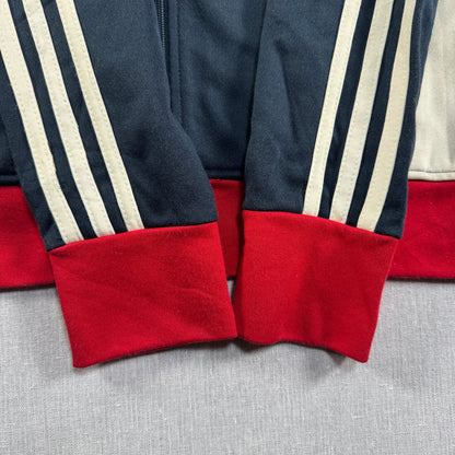 adidas トラックジャケット ネイビー 刺繍ロゴ ad-u-2505-030