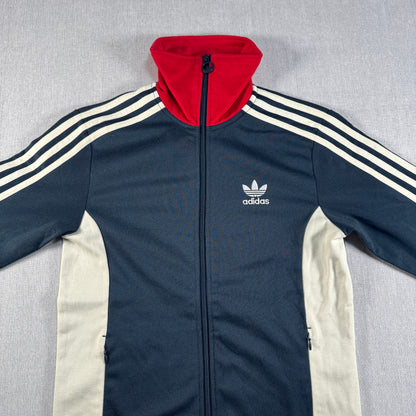 adidas トラックジャケット ネイビー 刺繍ロゴ ad-u-2505-030