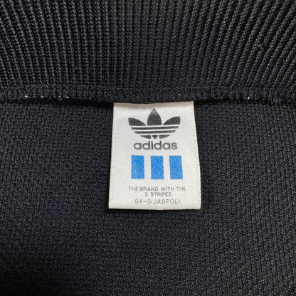 90s adidas トラックジャケット 黒 デサント製 L ad-u-2505-032