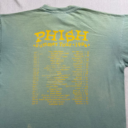 90s PHISH Tシャツ バンドT 1994 GIANT USA製 anvil XL フェード ロック フィッシュ ba-u-2505-106