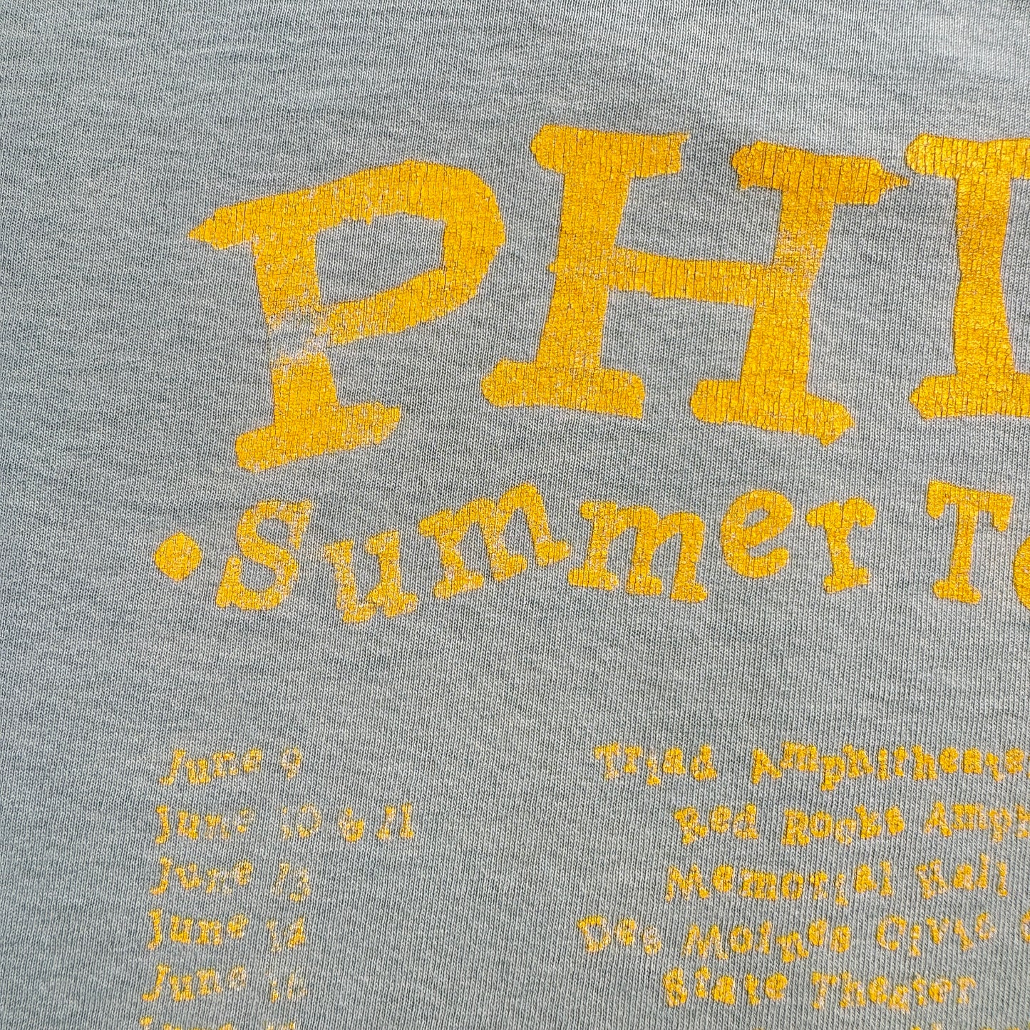 90s PHISH Tシャツ バンドT 1994 GIANT USA製 anvil XL フェード ロック フィッシュ ba-u-2505-106