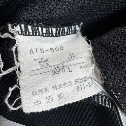 90s adidas トラックジャケット 黒 デサント製 L ad-u-2505-032