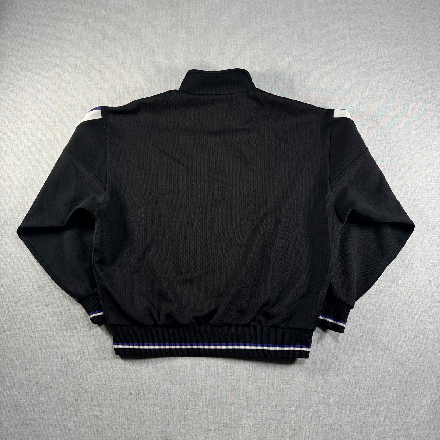 90s adidas トラックジャケット 黒 デサント製 L ad-u-2505-032