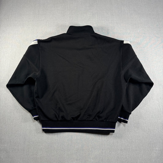 90s adidas トラックジャケット 黒 デサント製 L ad-u-2505-032