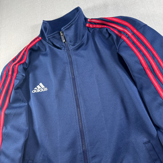 90s adidas トラックジャケット ネイビー パフォーマンスロゴ ad-u-2505-034