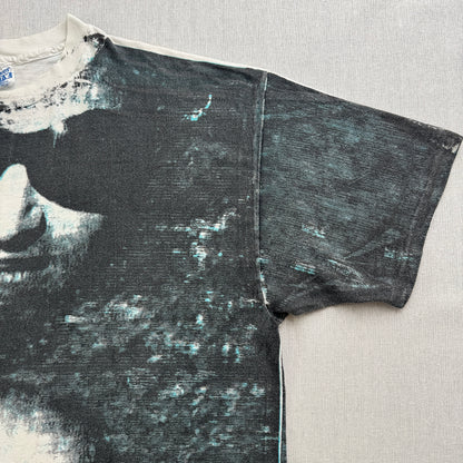 美品 90s U2 ZOO TV Tシャツ バンドT 総柄 AOP USA製 HANES シングルステッチ 2XL ロック ba-x-2505-010
