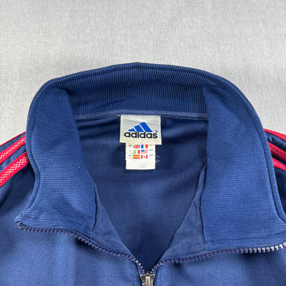 90s adidas トラックジャケット ネイビー パフォーマンスロゴ ad-u-2505-034