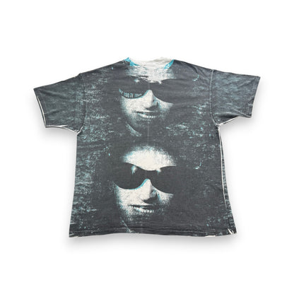 美品 90s U2 ZOO TV Tシャツ バンドT 総柄 AOP USA製 HANES シングルステッチ 2XL ロック ba-x-2505-010