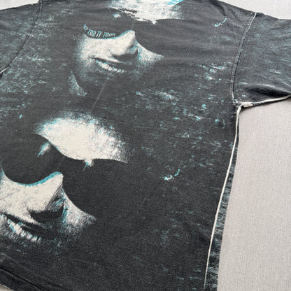 美品 90s U2 ZOO TV Tシャツ バンドT 総柄 AOP USA製 HANES シングルステッチ 2XL ロック ba-x-2505-010