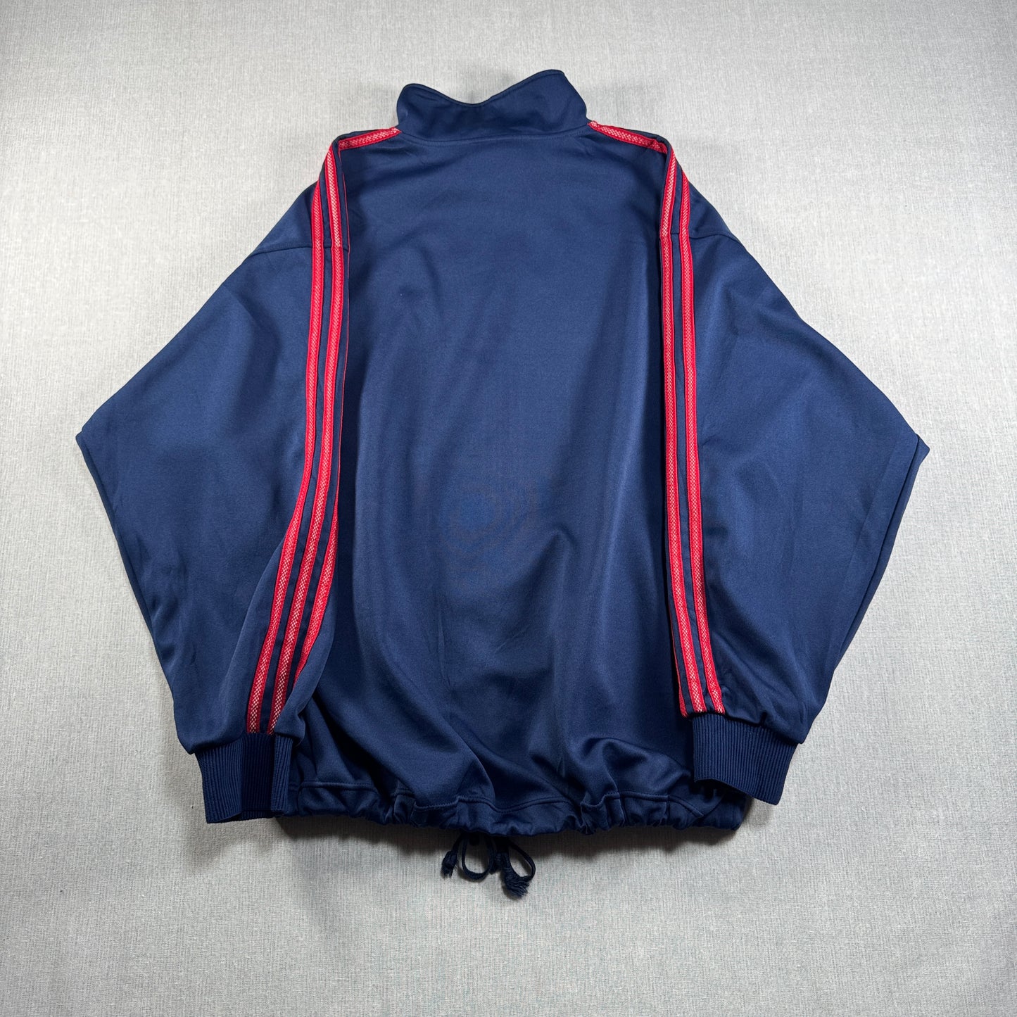 90s adidas トラックジャケット ネイビー パフォーマンスロゴ ad-u-2505-034
