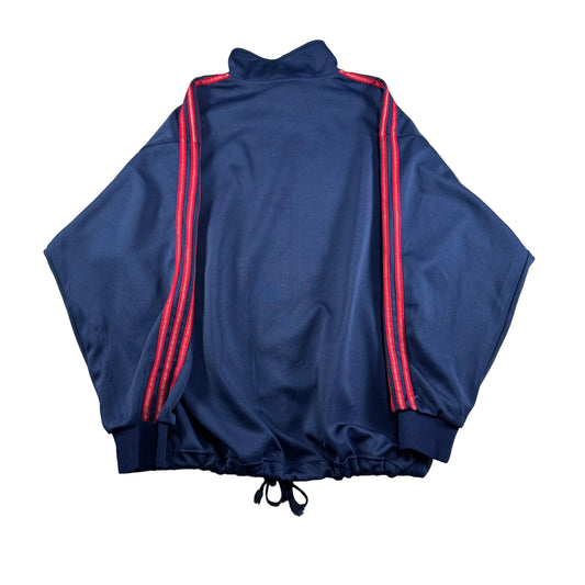 90s adidas トラックジャケット ネイビー パフォーマンスロゴ ad-u-2505-034