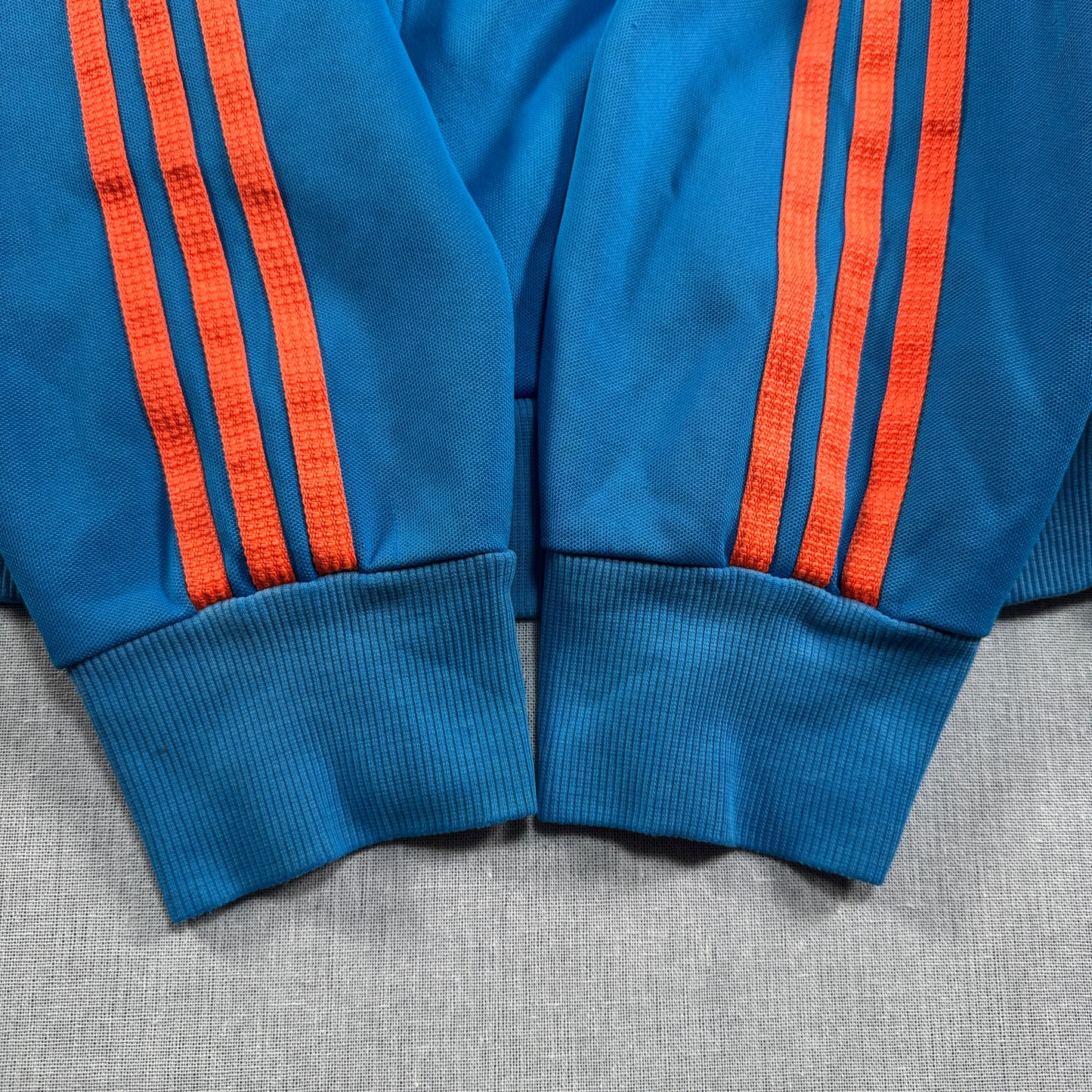 00s adidas トラックジャケット ブルー × オレンジ ad-u-2505-035