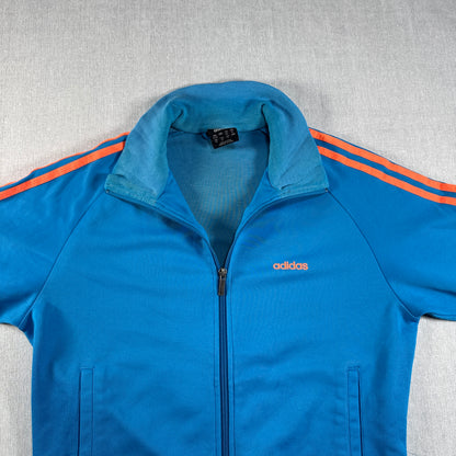 00s adidas トラックジャケット ブルー × オレンジ ad-u-2505-035