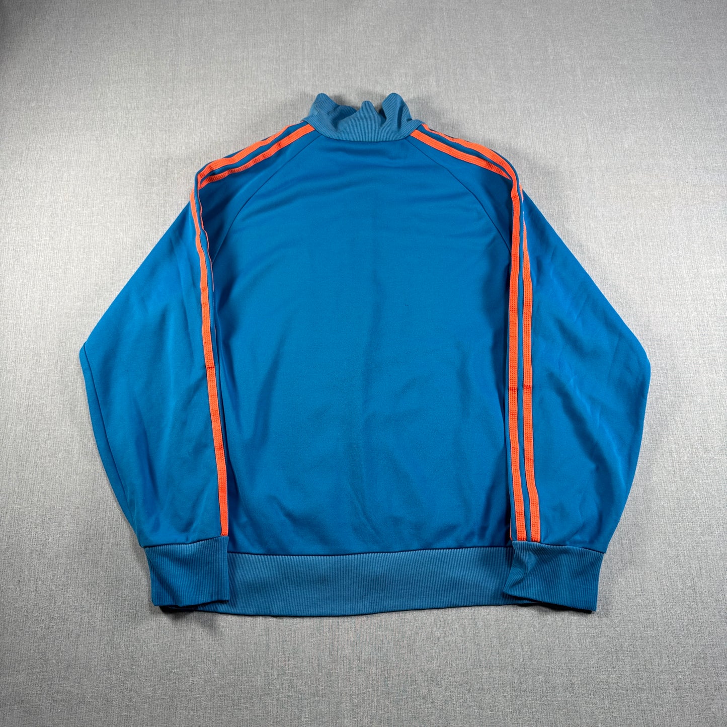 00s adidas トラックジャケット ブルー × オレンジ ad-u-2505-035