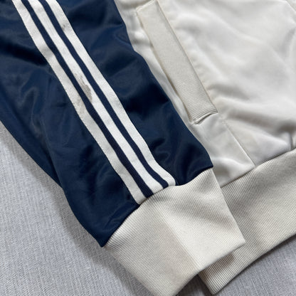 70s adidas ATP トラックジャケット ホワイト ネイビー VENTEX製 ad-u-2505-036