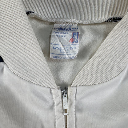 70s adidas ATP トラックジャケット ホワイト ネイビー VENTEX製 ad-u-2505-036