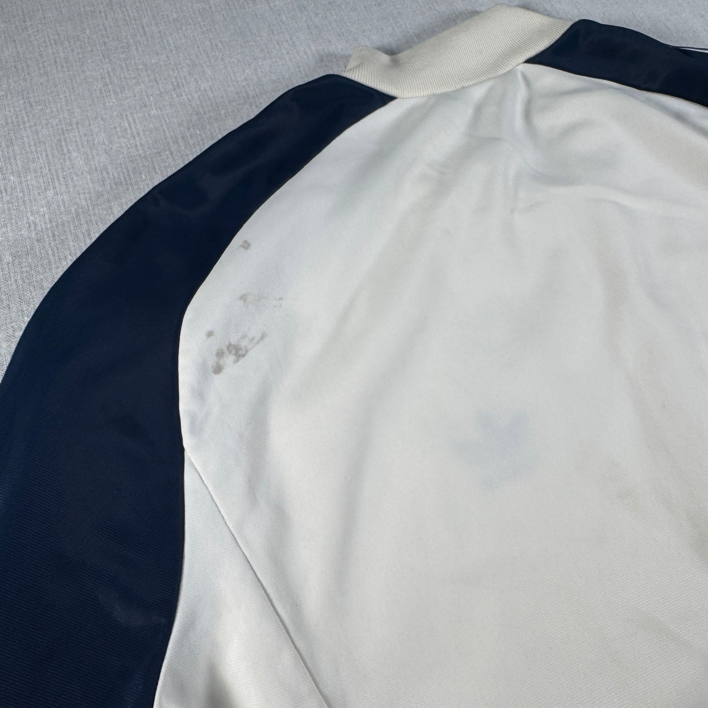 70s adidas ATP トラックジャケット ホワイト ネイビー VENTEX製 ad-u-2505-036