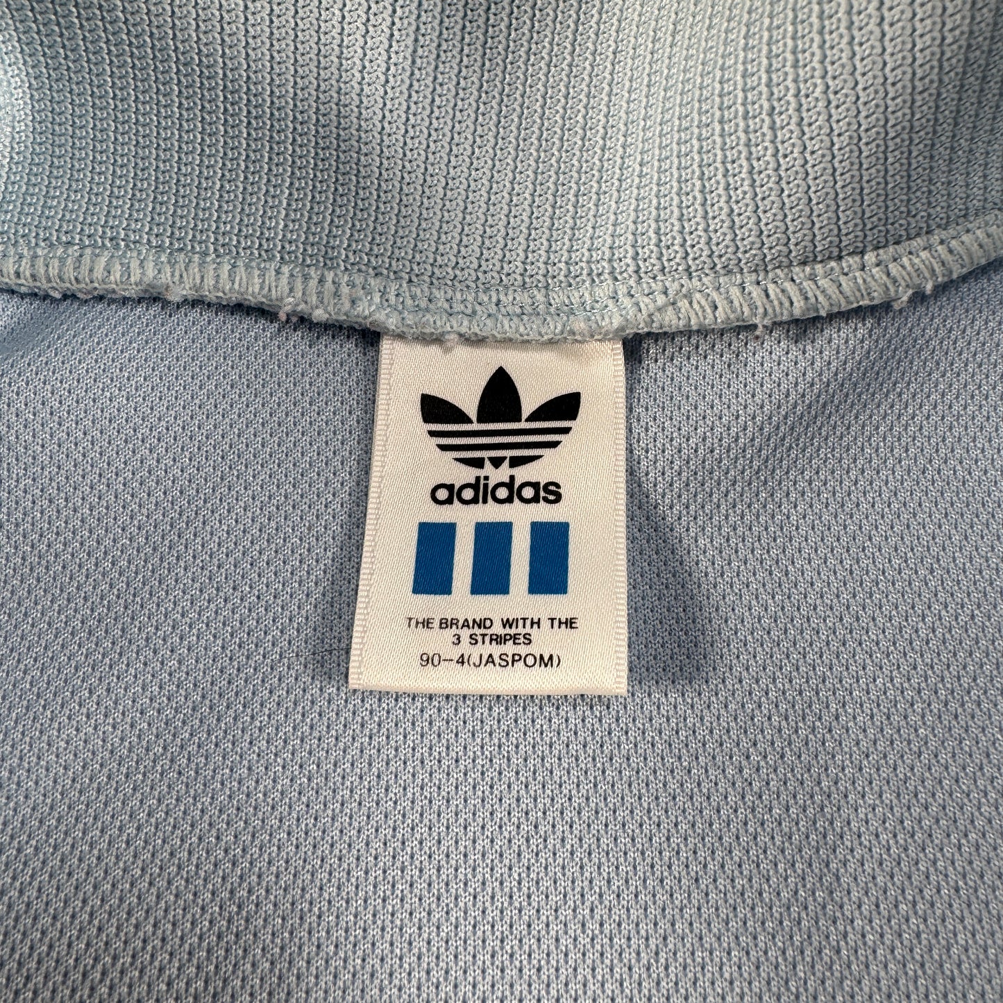 90s adidas トラックジャケット ライトブルー デサント製 M ad-u-2505-038