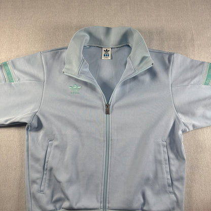 90s adidas トラックジャケット ライトブルー デサント製 M ad-u-2505-038