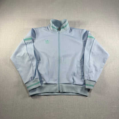 90s adidas トラックジャケット ライトブルー デサント製 M ad-u-2505-038