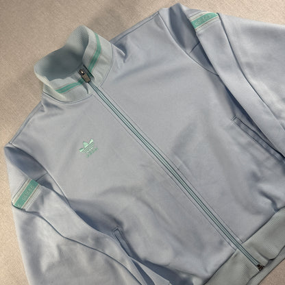 90s adidas トラックジャケット ライトブルー デサント製 M ad-u-2505-038