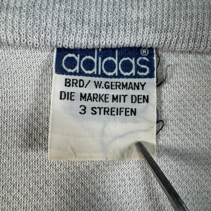 70s adidas トラックジャケット グレー デサント 西ドイツ製  M ad-u-2505-040