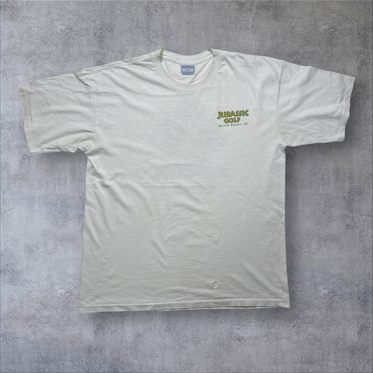 90s ジュラシックゴルフ Jurassic golf オールスポーツ 白 XL m-x-2505-009