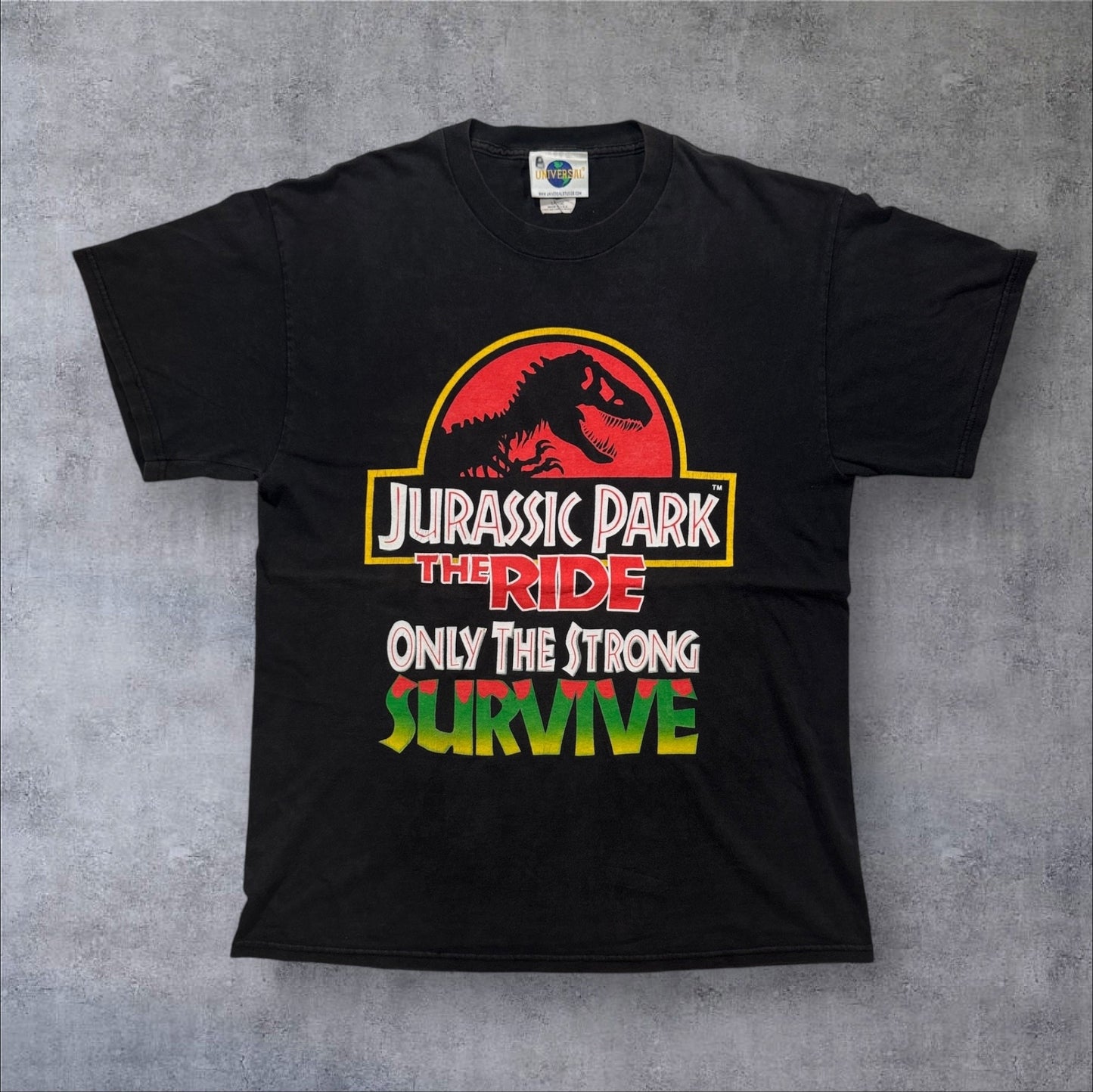 90s ジュラシックパーク The ride USA製 黒 L m-x-2505-034