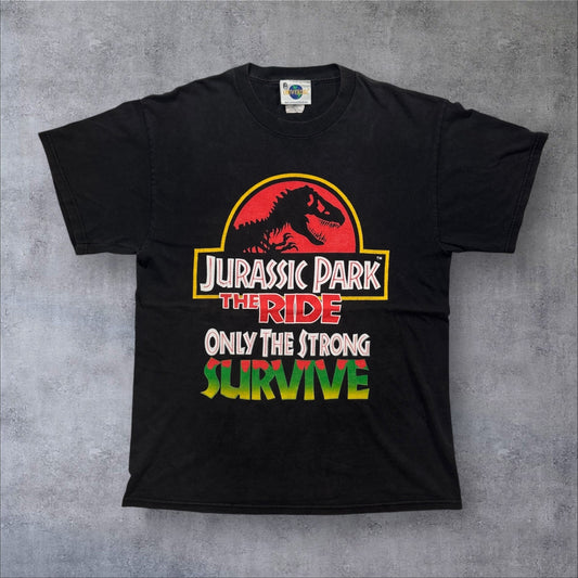 90s ジュラシックパーク The ride USA製 黒 L m-x-2505-034