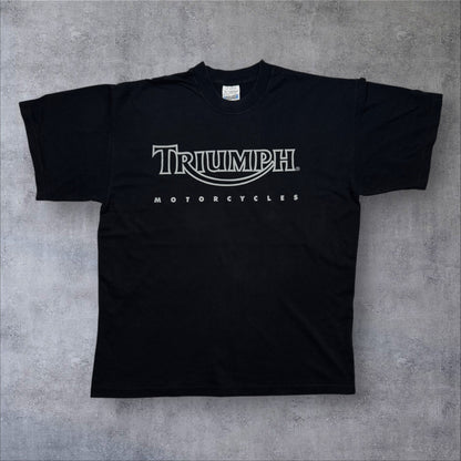 TRIUMPH トライアンフ モーターサイクル スクリーンスターズ 黒 XL co-t-2505-004