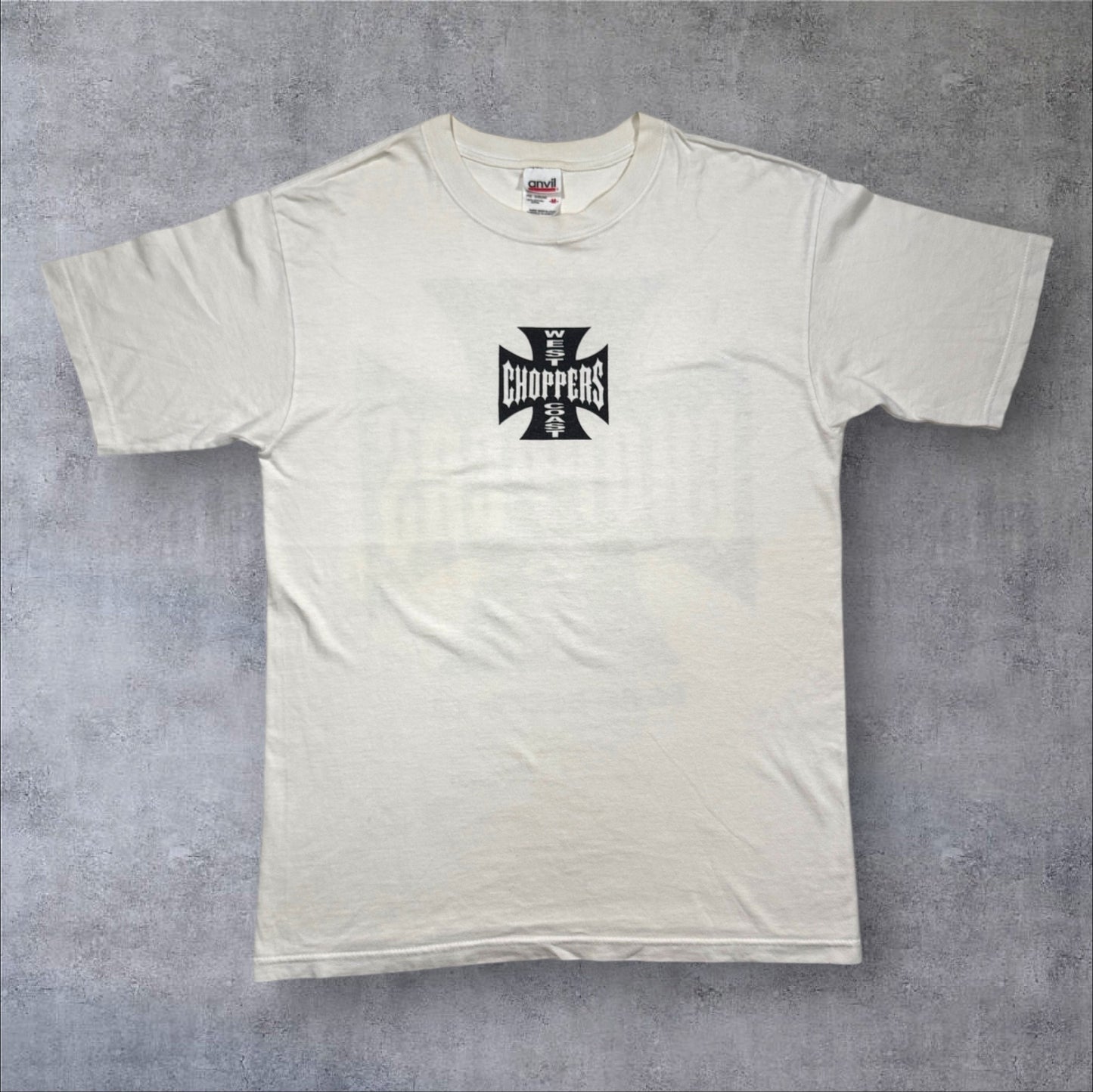 West Coast Choppers ウエストコーストチョッパーズ anvil 白 M co-t-2505-012