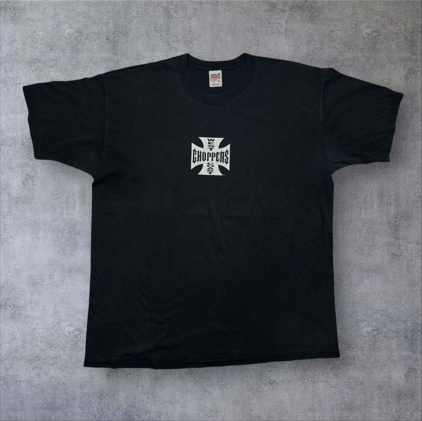 West Coast Choppers ウエストコーストチョッパーズ anvil 黒 XL co-t-2505-019