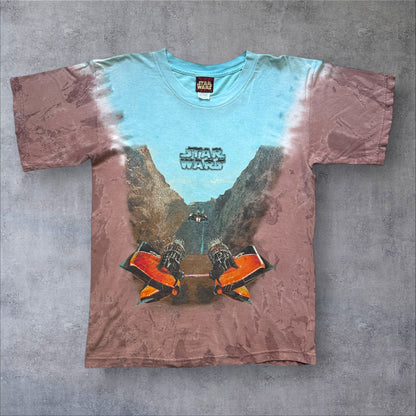 90s STAR WARS EPISODE1 ファントム・メナス タイダイ L d-t-2505-008