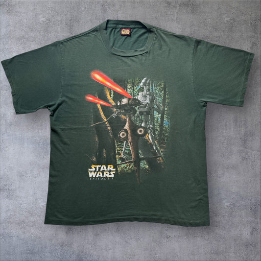 90s STAR WARS EPISODE1 バトル・ドロイド グリーン XL d-t-2505-014