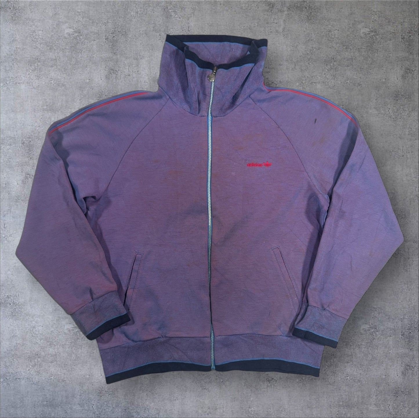 70s adidas トラックジャケット デサント 西ドイツ製 ad-u-2505-001