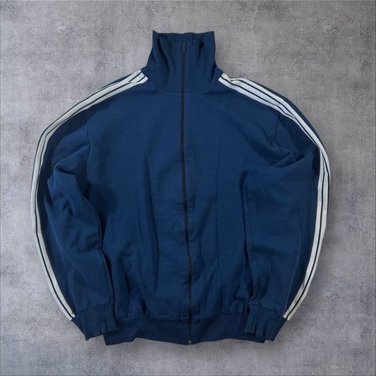 60s adidas トラックジャケット ネイビー デサント 西ドイツ製 7号 ad-t-2505-007