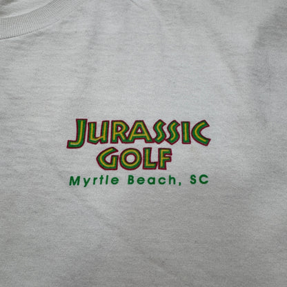90s ジュラシックゴルフ Jurassic golf オールスポーツ 白 XL m-x-2505-009