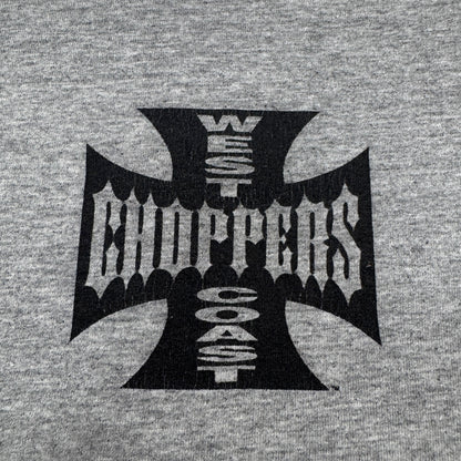 West Coast Choppers ウエストコーストチョッパーズ 長袖 グレー XL co-t-2505-016