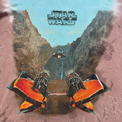 90s STAR WARS EPISODE1 ファントム・メナス タイダイ L d-t-2505-008