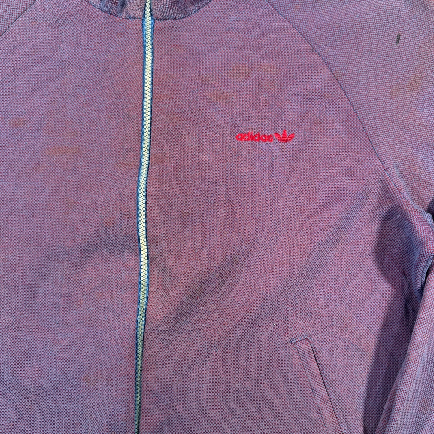 70s adidas トラックジャケット デサント 西ドイツ製 ad-u-2505-001