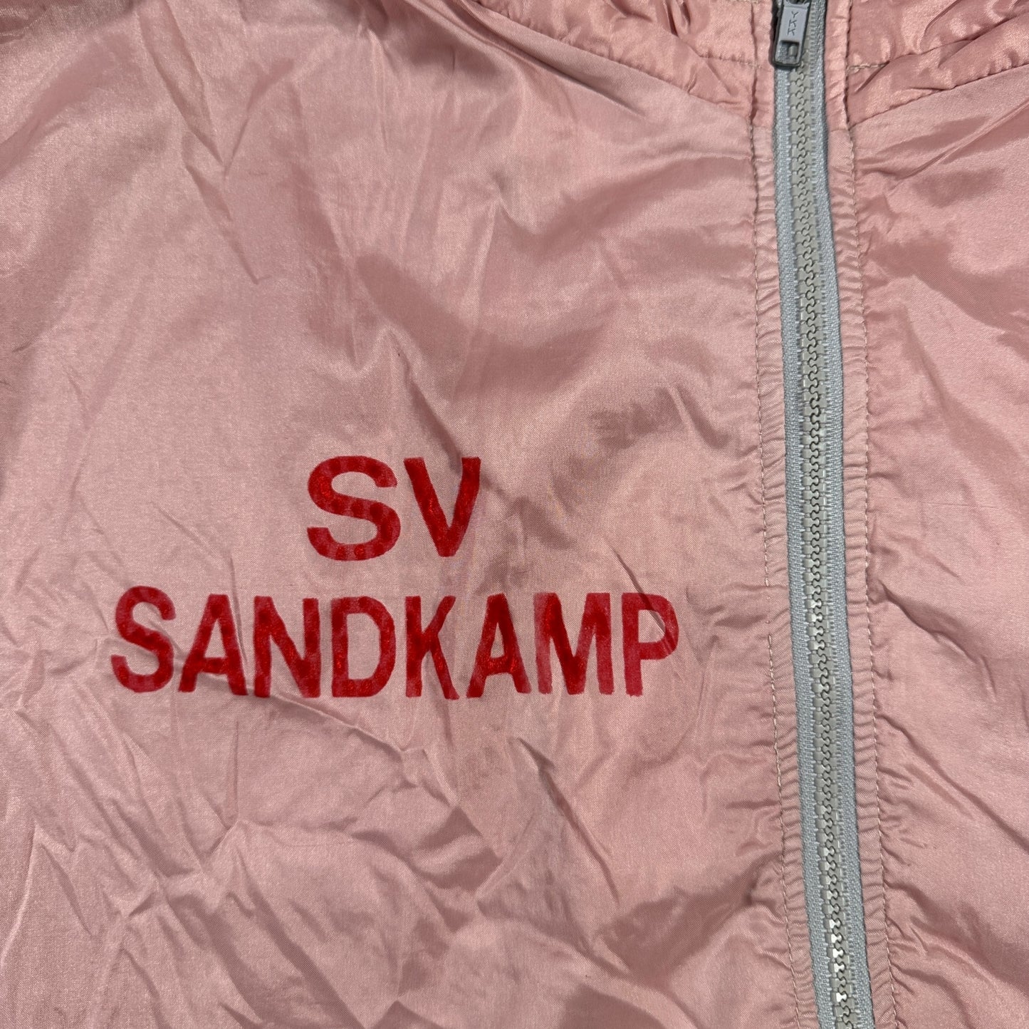 90s adidas ナイロンジャケット ピンク 万国旗タグ ad-u-2505-004