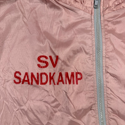 90s adidas ナイロンジャケット ピンク 万国旗タグ ad-u-2505-004