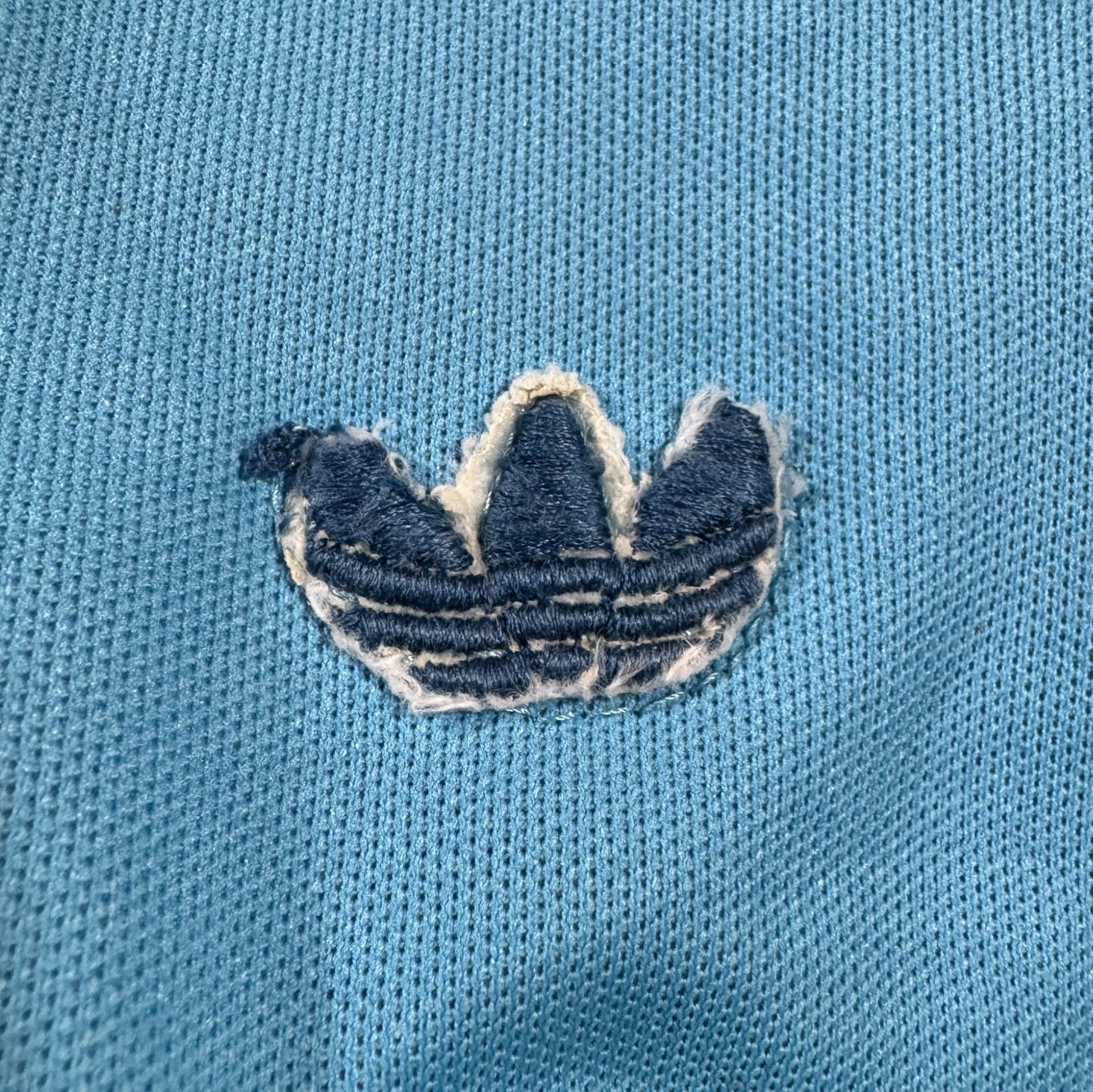 70s adidas トラックジャケット 水色 デサント 西ドイツ製 3号 ad-t-2505-006