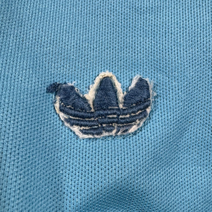 70s adidas トラックジャケット 水色 デサント 西ドイツ製 3号 ad-t-2505-006