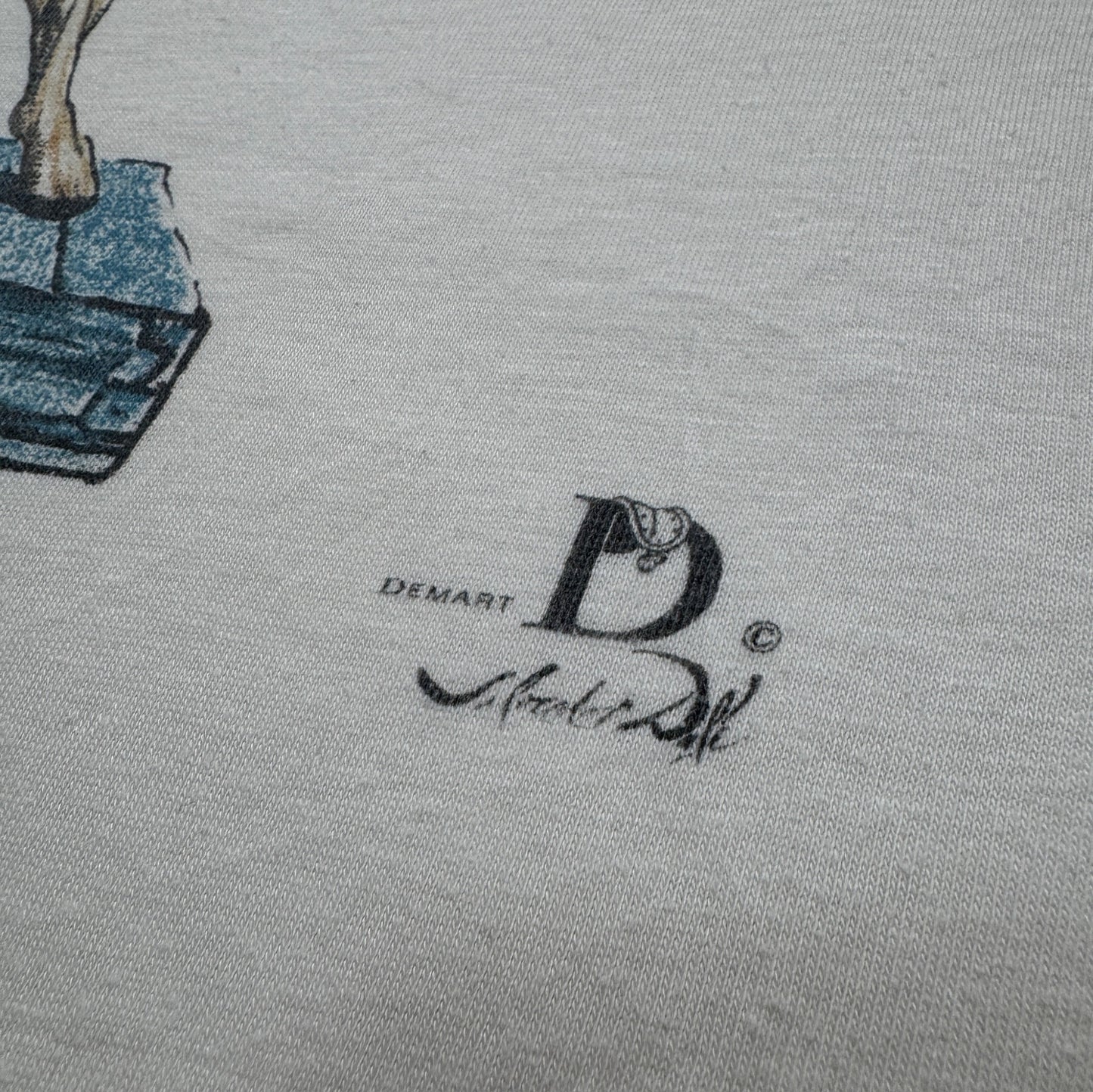 Salvador Dali WINE WOMEN and WORDS ダリ アートT 白 XL a-t-2505-020